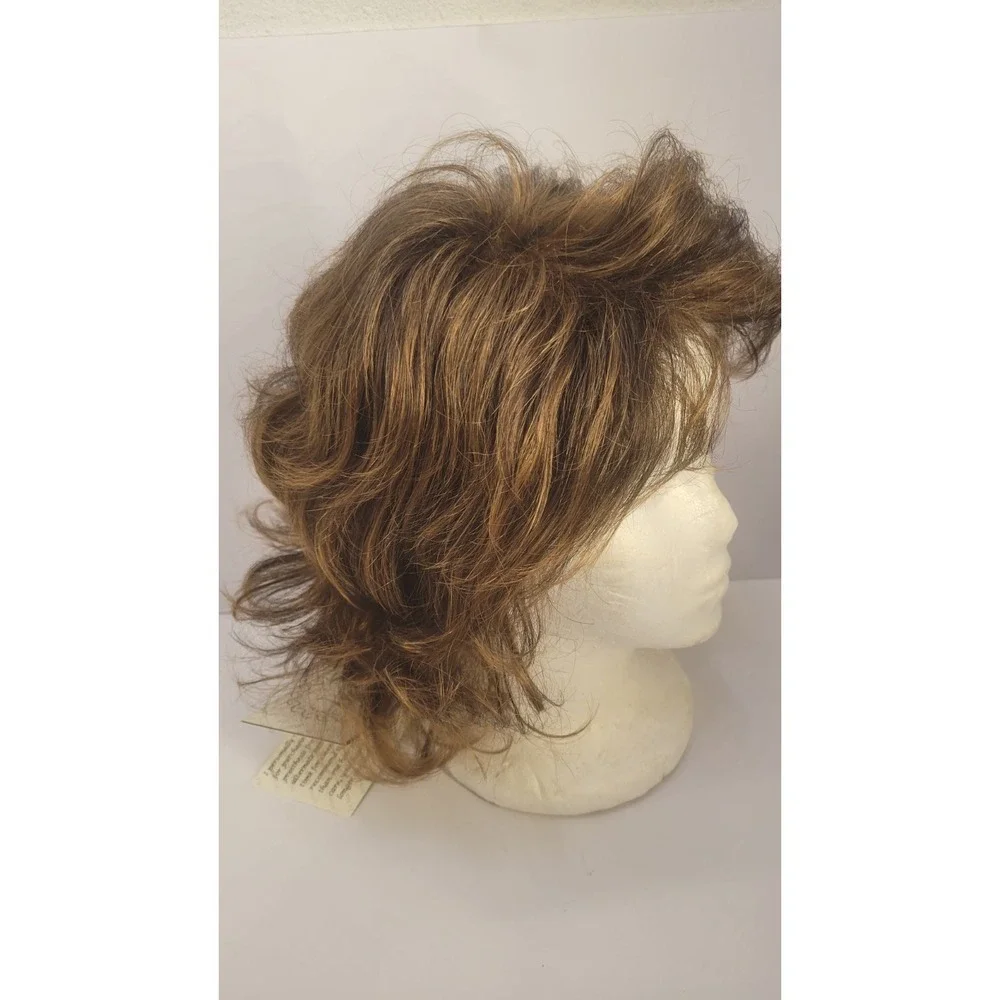 Tony of Beverly Sonya Wig 27T33B Auburn Blonde Curly Layered Bob Synthetic